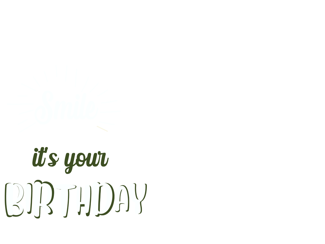 Smile It's Your Birthday