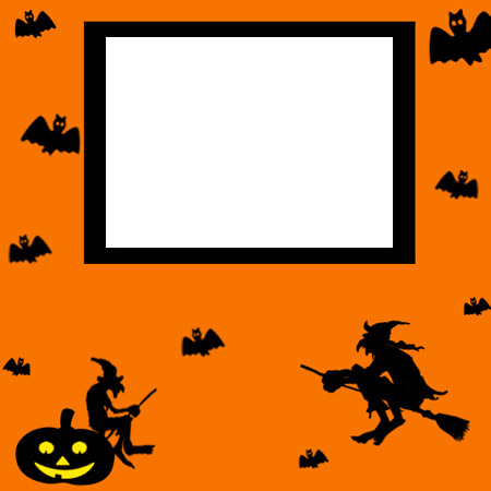 Skeleton Witch Halloween Greeting Card