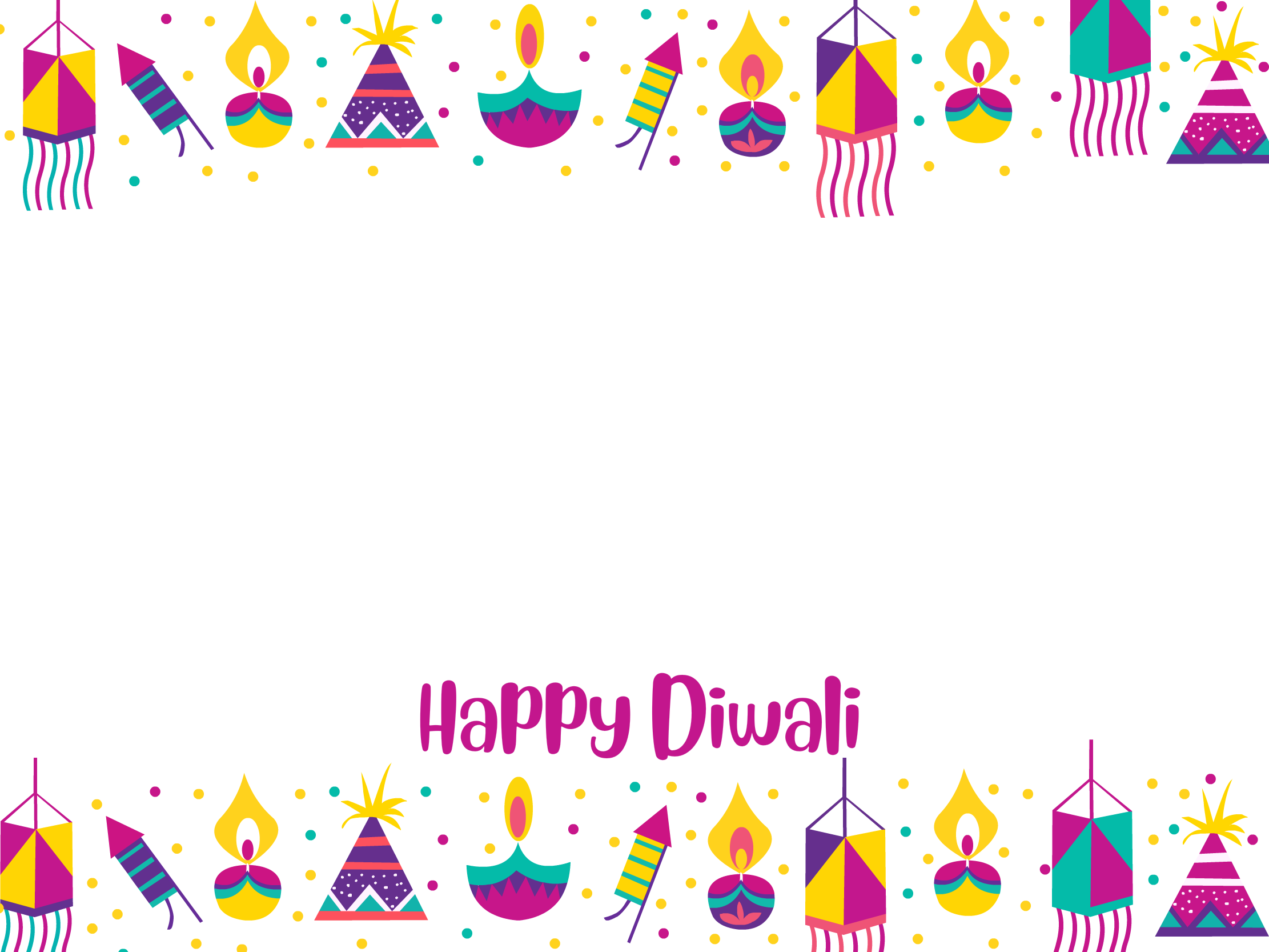 Happy Diwali Sparkler Celebration