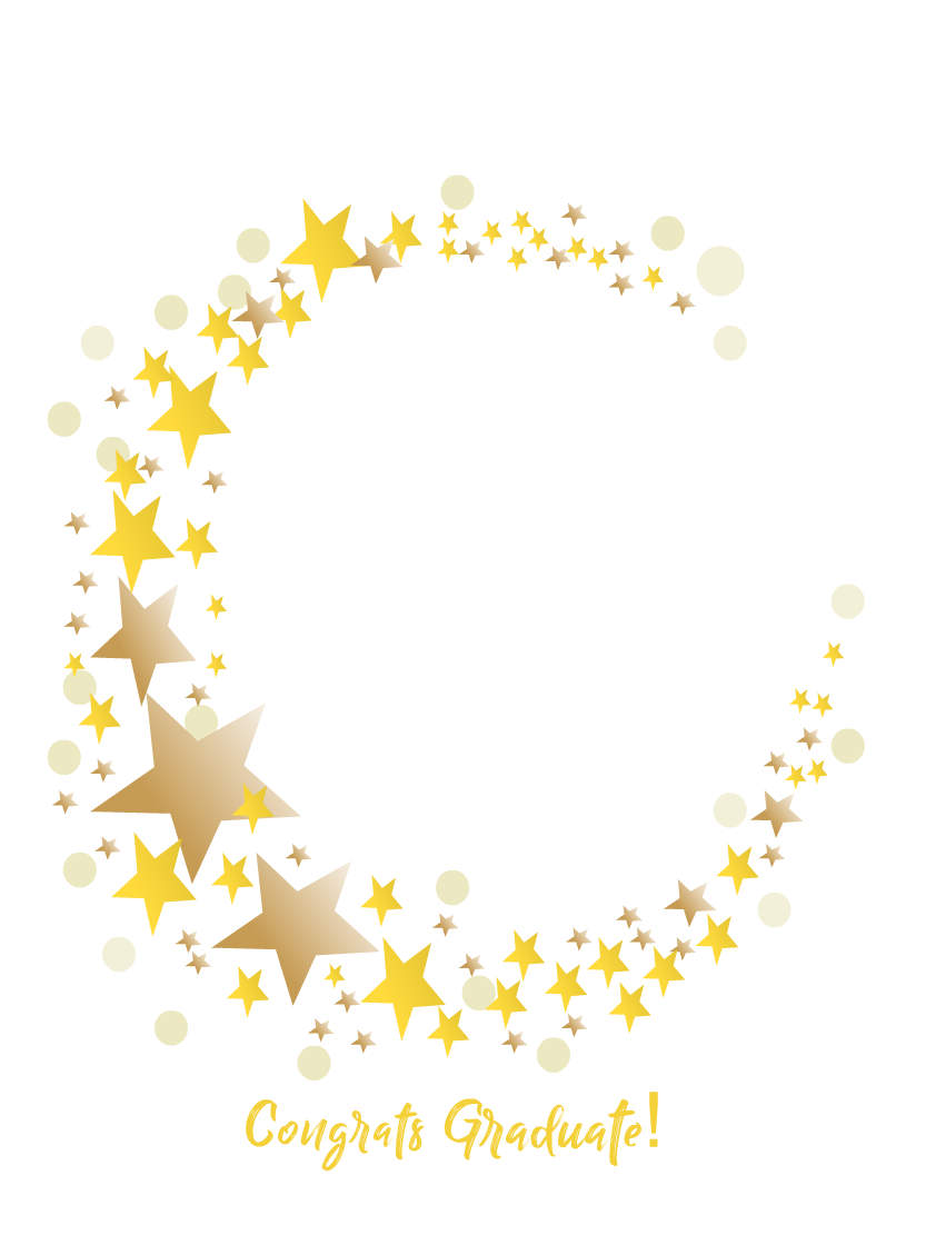 Starry Congrats Graduate Card