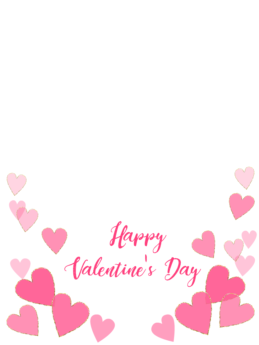 Happy Valentine's Day Silhouette