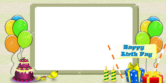 Happy Birthday Photo Celebration Card