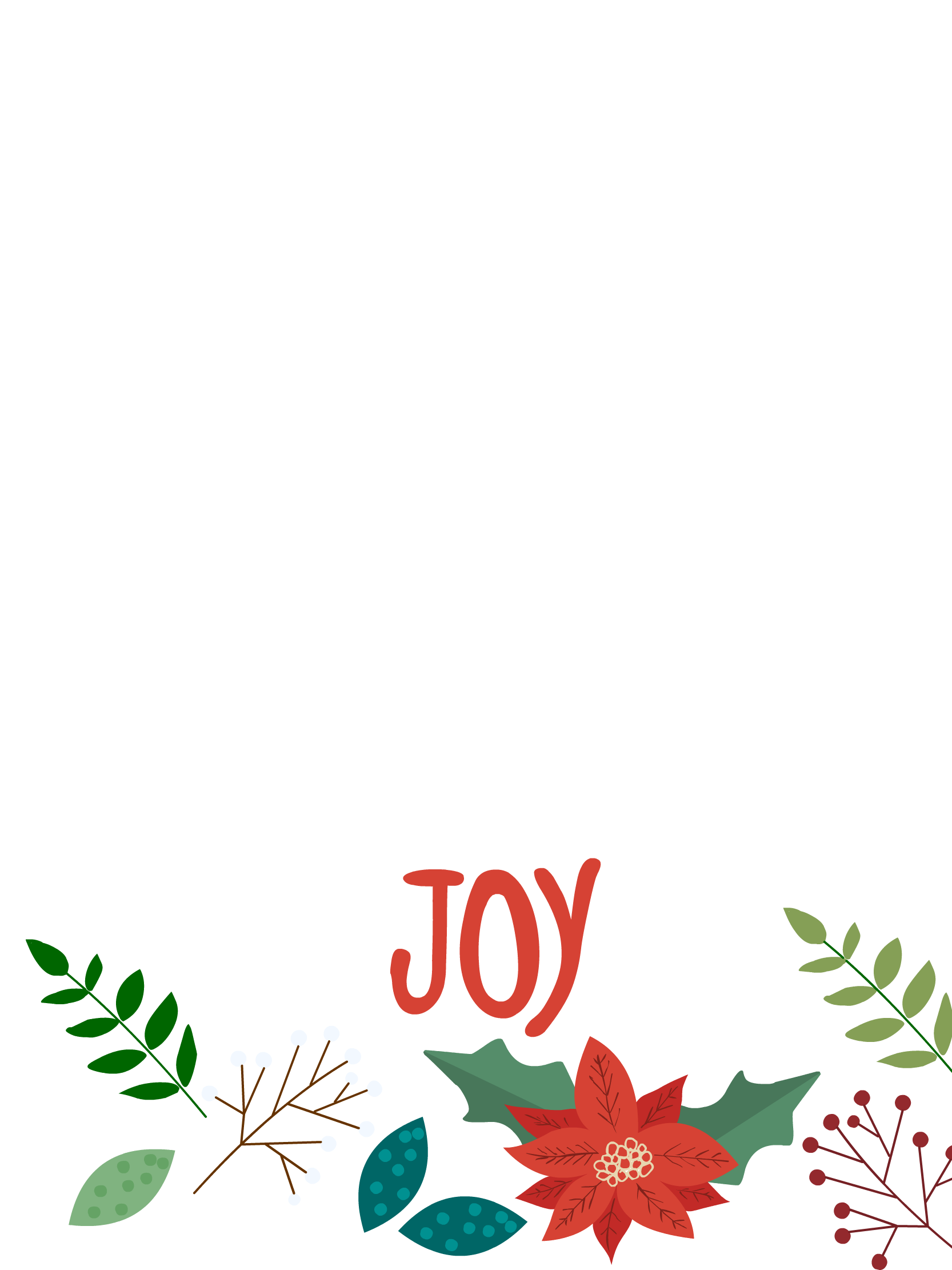 Joy Holiday Photo Card