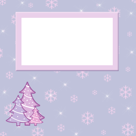 Merry Christmas Pink Holiday Card