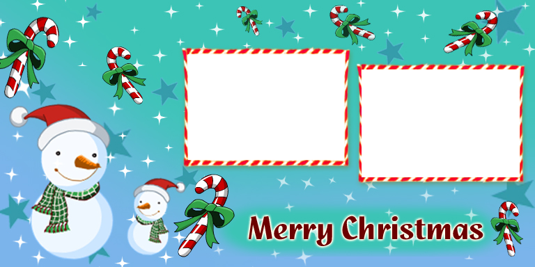 Merry Christmas Photo Collage Card