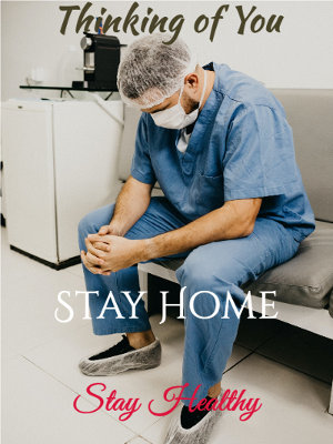 Stay Home Get Well Soon Card