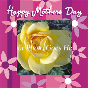 Happy Mother's Day Yellow Rose