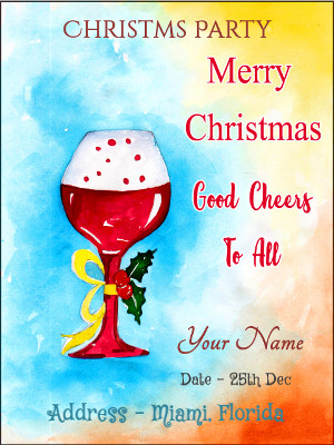 Christmas Party Cocktail Invitation