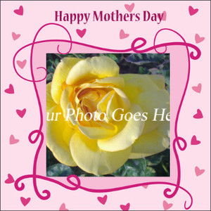 Happy Mother's Day Yellow Rose