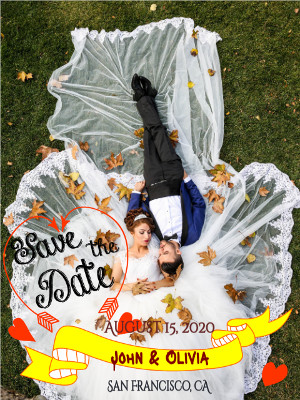 Save the Date Photo Announcement Card