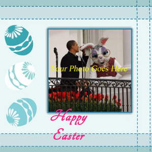 Happy Easter Family Photo Card