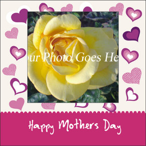 Yellow Rose Mother's Day Card